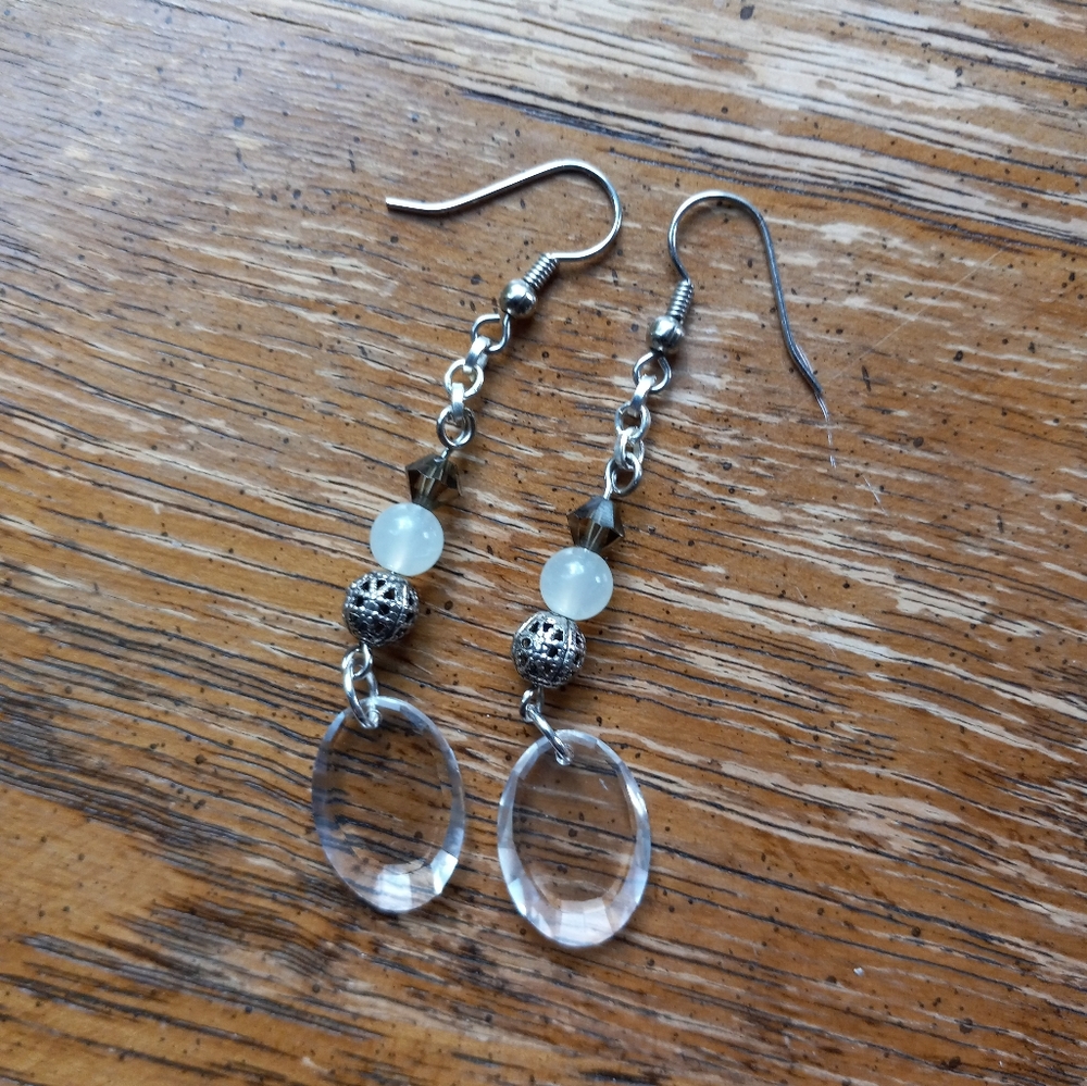 Handmade Crystal Beaded Dangle Earrings!!!!